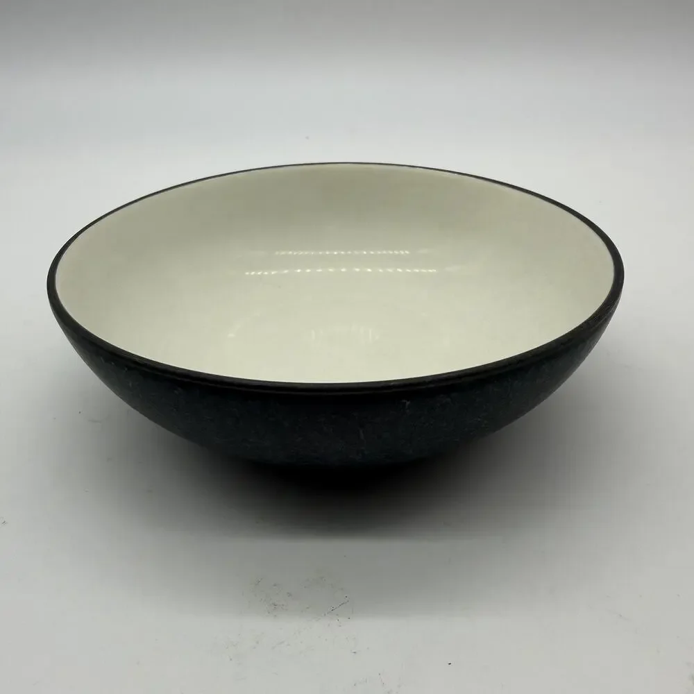 Set of 7 Noritake Colorwave Graphite Stoneware Soup Cereal Bowls 8” Gray